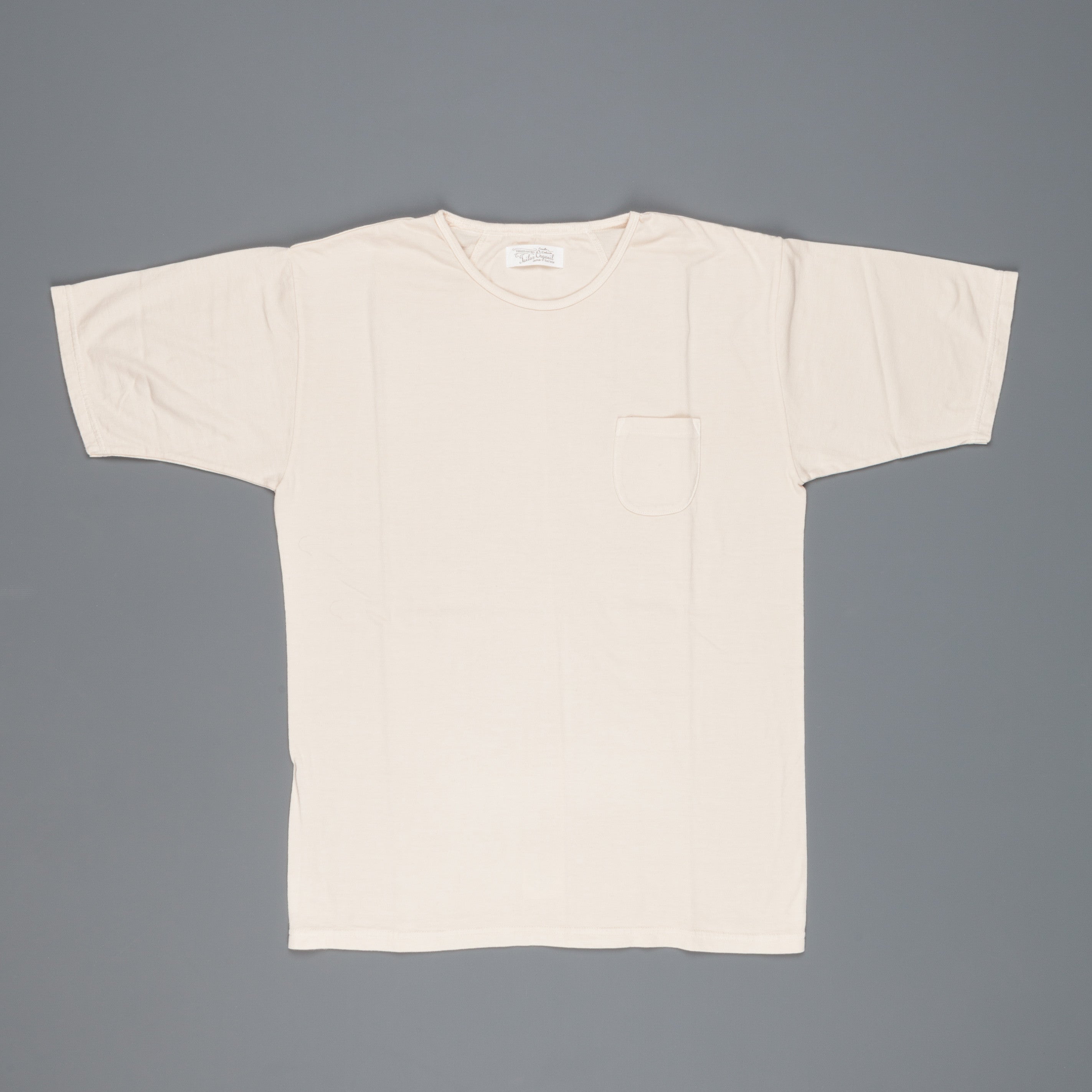 Orgueil OR-9017 Suvin Crew neck tee beige