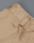 Orslow 5560 Pleated Billy Jean trousers khaki