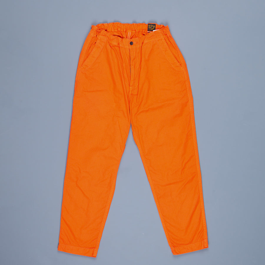 Orslow FB Exclusive Heavy Poplin Easy Pants Orange