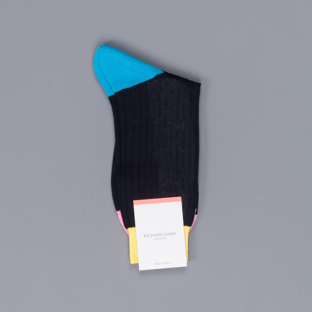 Richard James Berber cotton socks in Navy