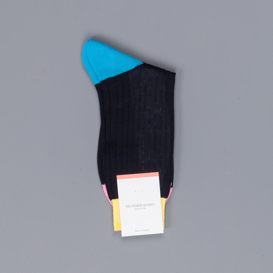 Richard James Berber cotton socks in Navy