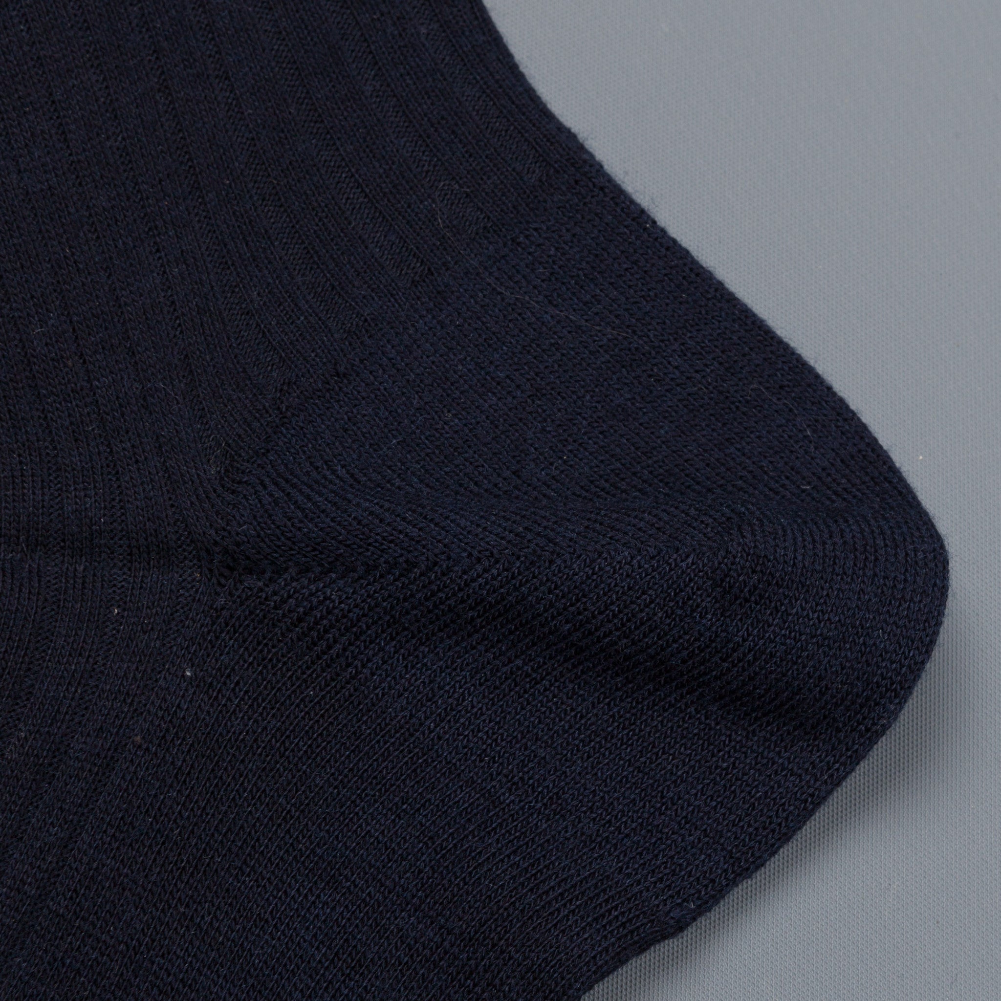 Pantherella Escorial wool ankle high socks Navy