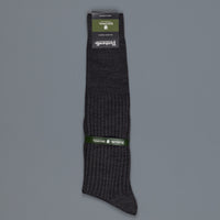 Pantherella Escorial wool knee high socks Dark Grey