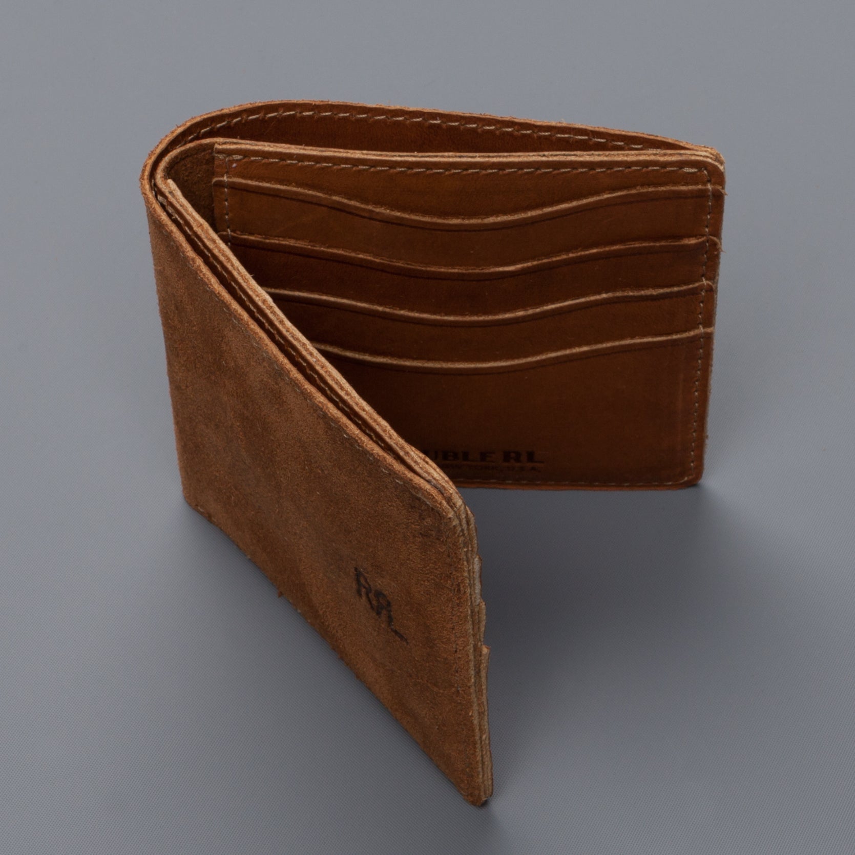 RRL Ranch Suede Billfold Wallet