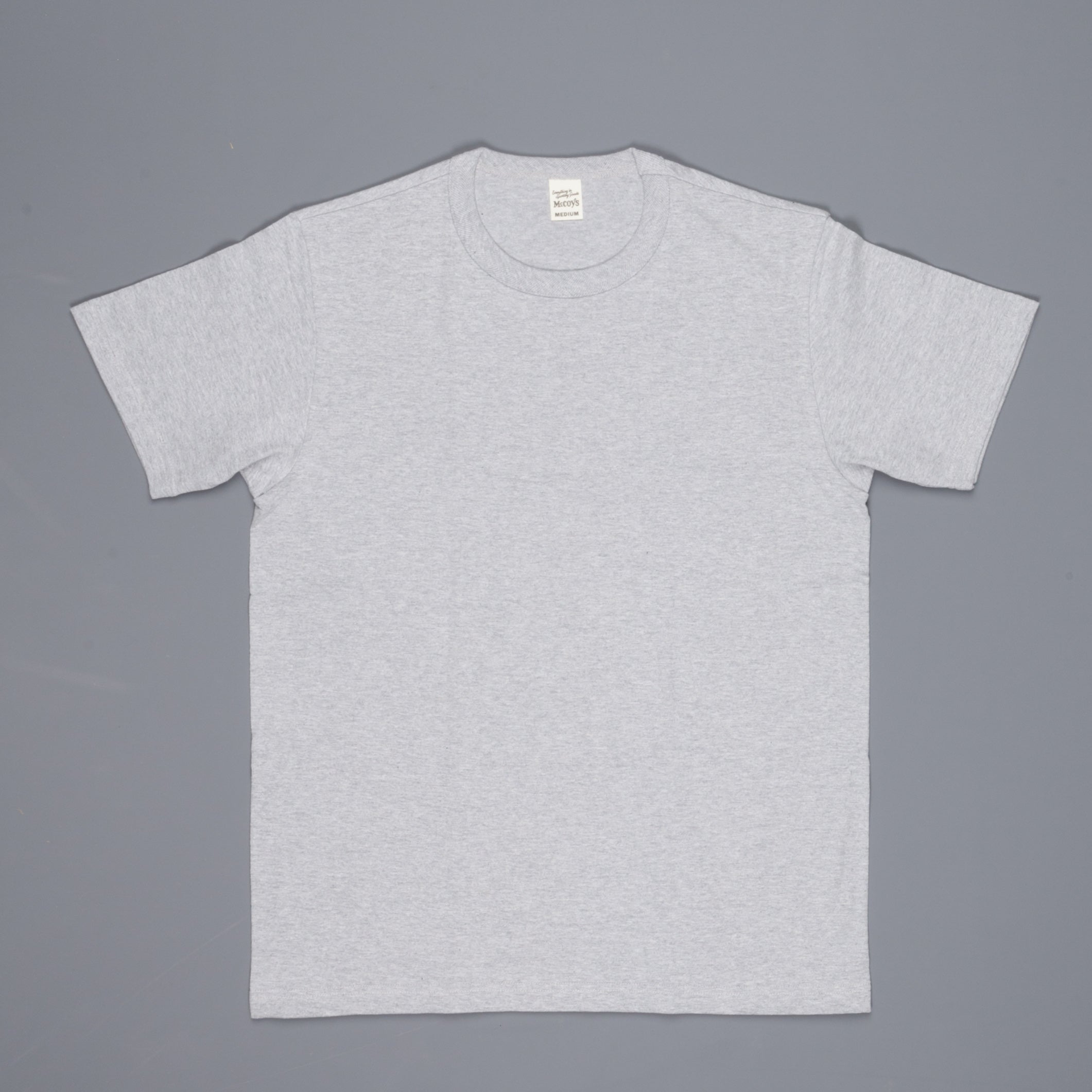 Real McCoy&#39;s 2 pack crew neck tee grey