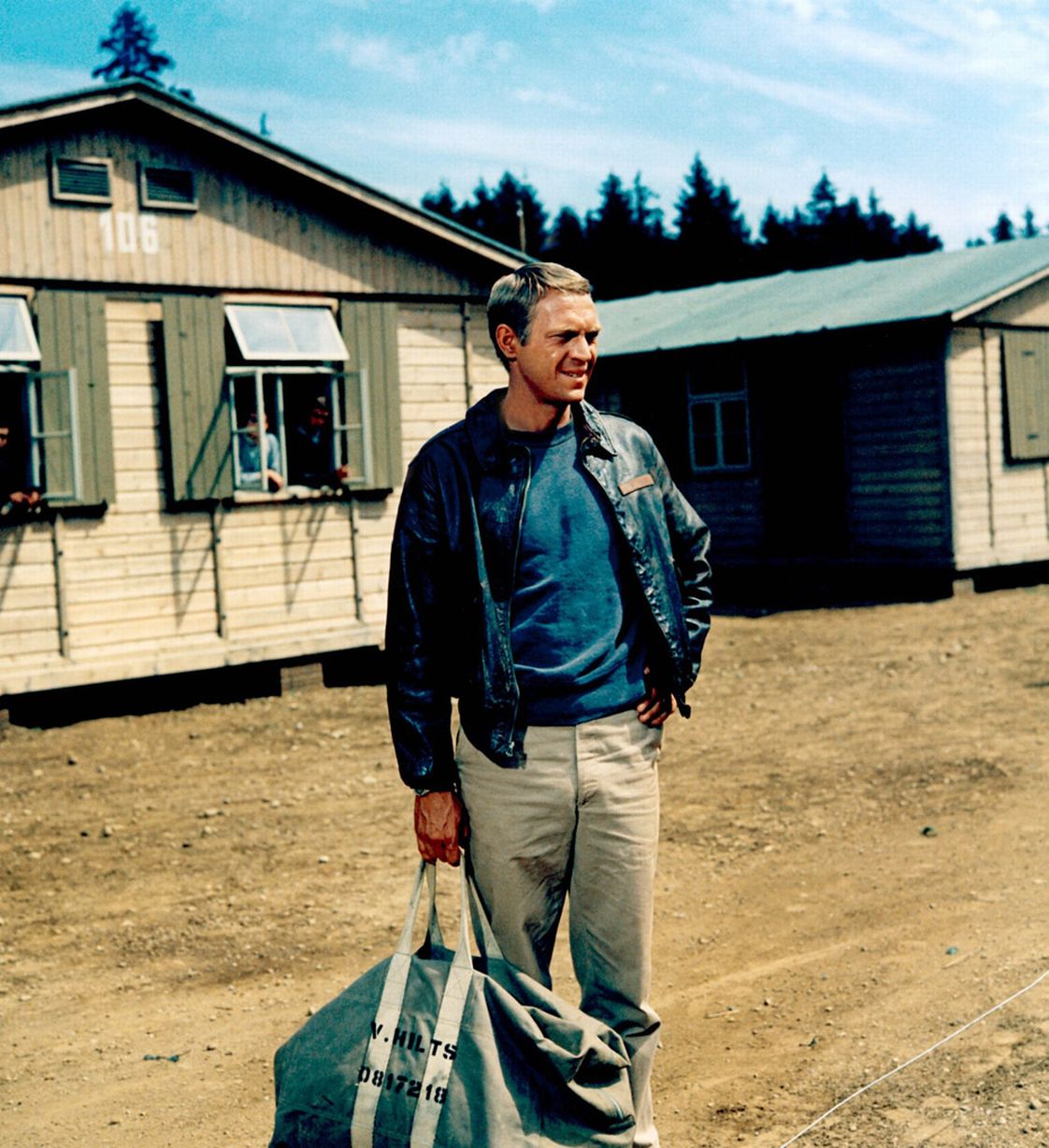 The Real McCoy's Aviator's Kit Bag 6505-1 Khaki