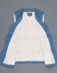 Studio D'Artisan indigo dyed waistcoat model 4413U