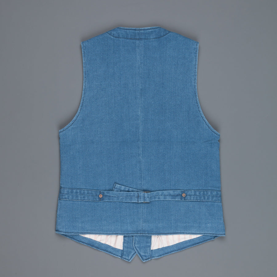 Studio D'Artisan indigo dyed waistcoat model 4413U – Frans Boone Store