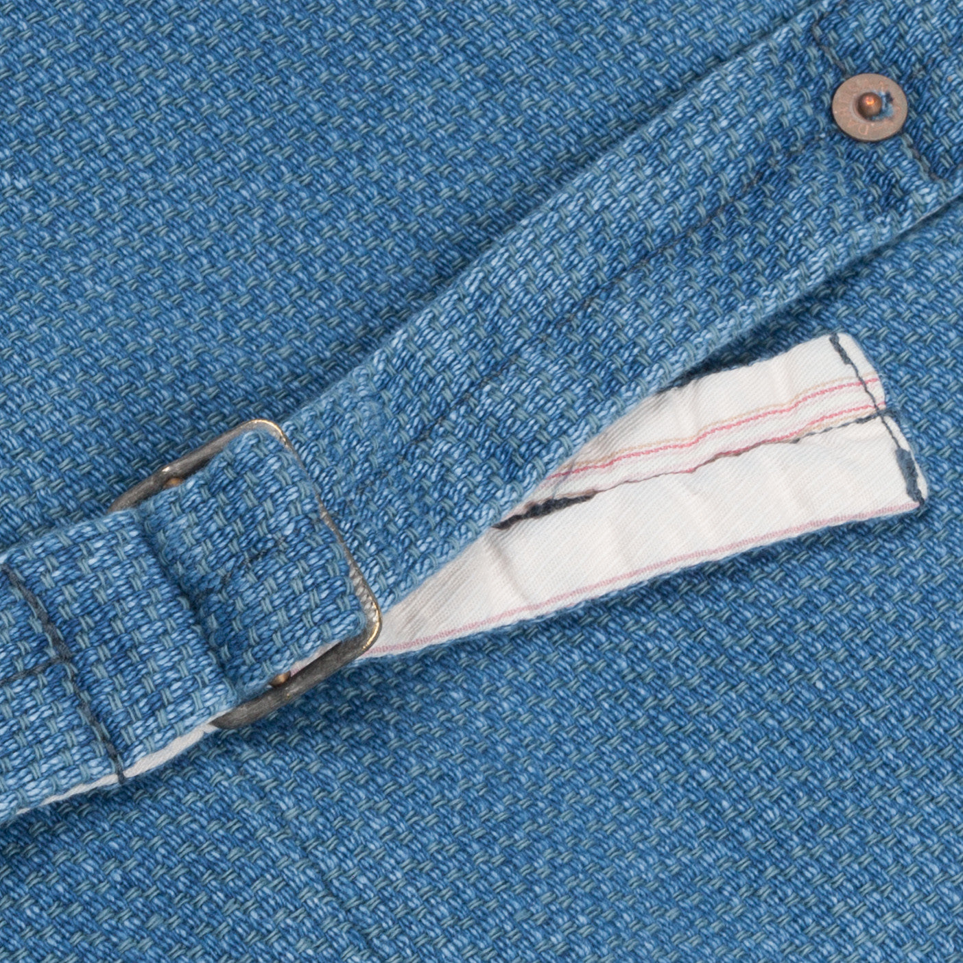 Studio D&#39;Artisan indigo dyed waistcoat model 4413U