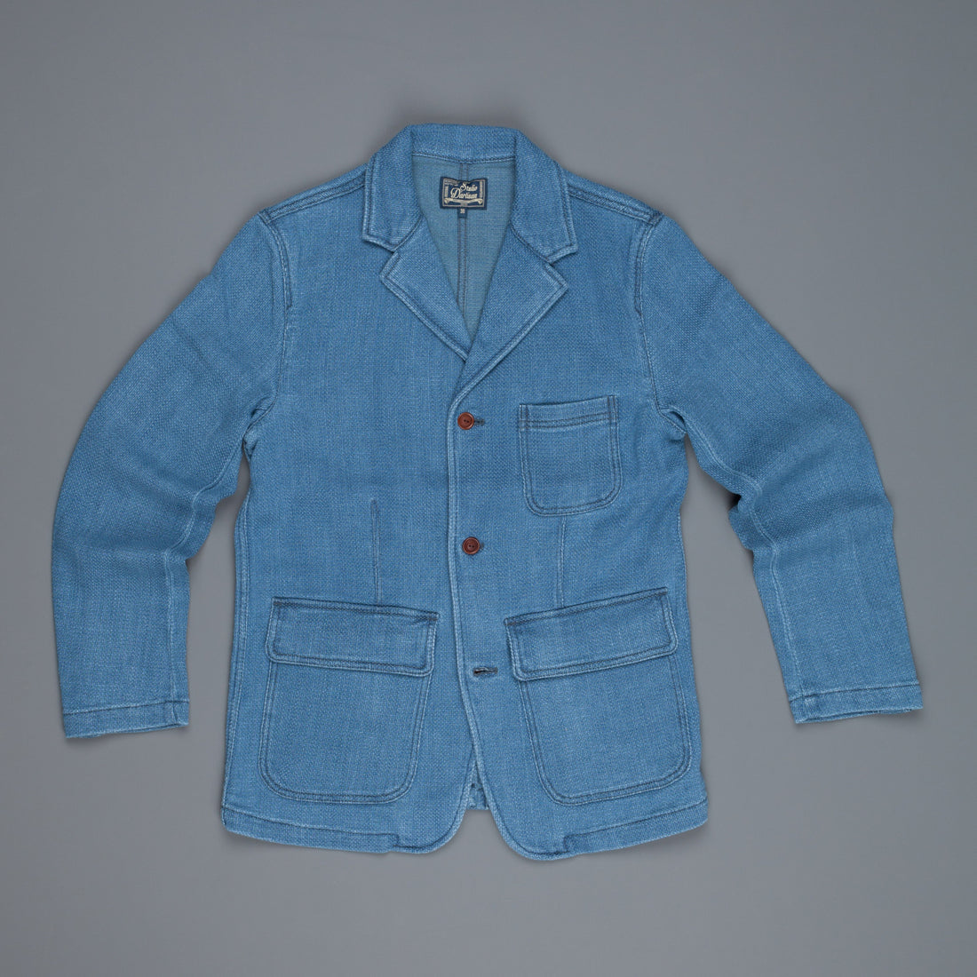 Studio D'Artisan Indigo dyed jacket model 4412U