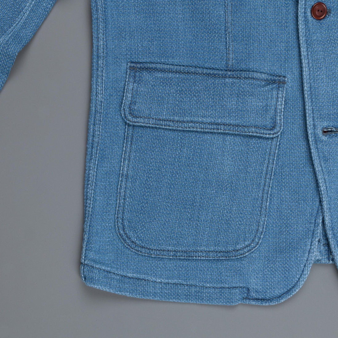 Studio D'Artisan Indigo dyed jacket model 4412U
