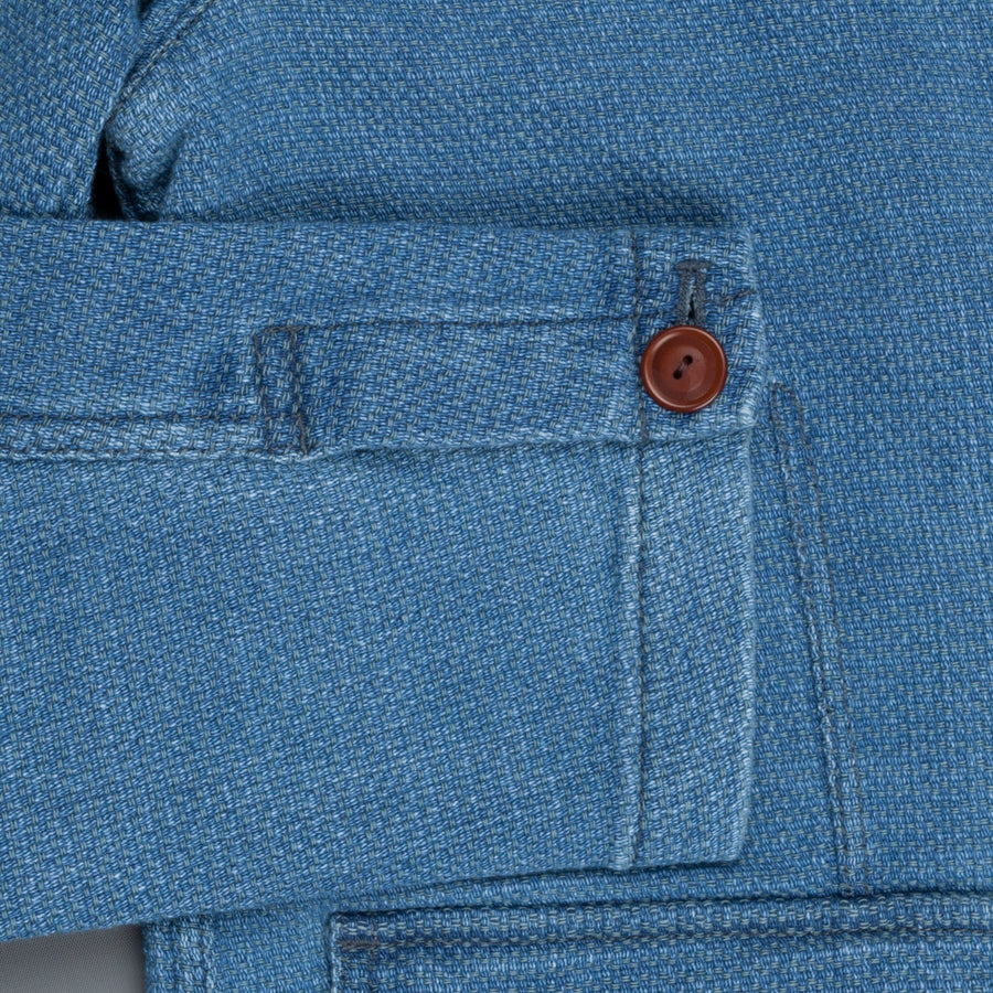 Studio D'Artisan Indigo dyed jacket model 4412U