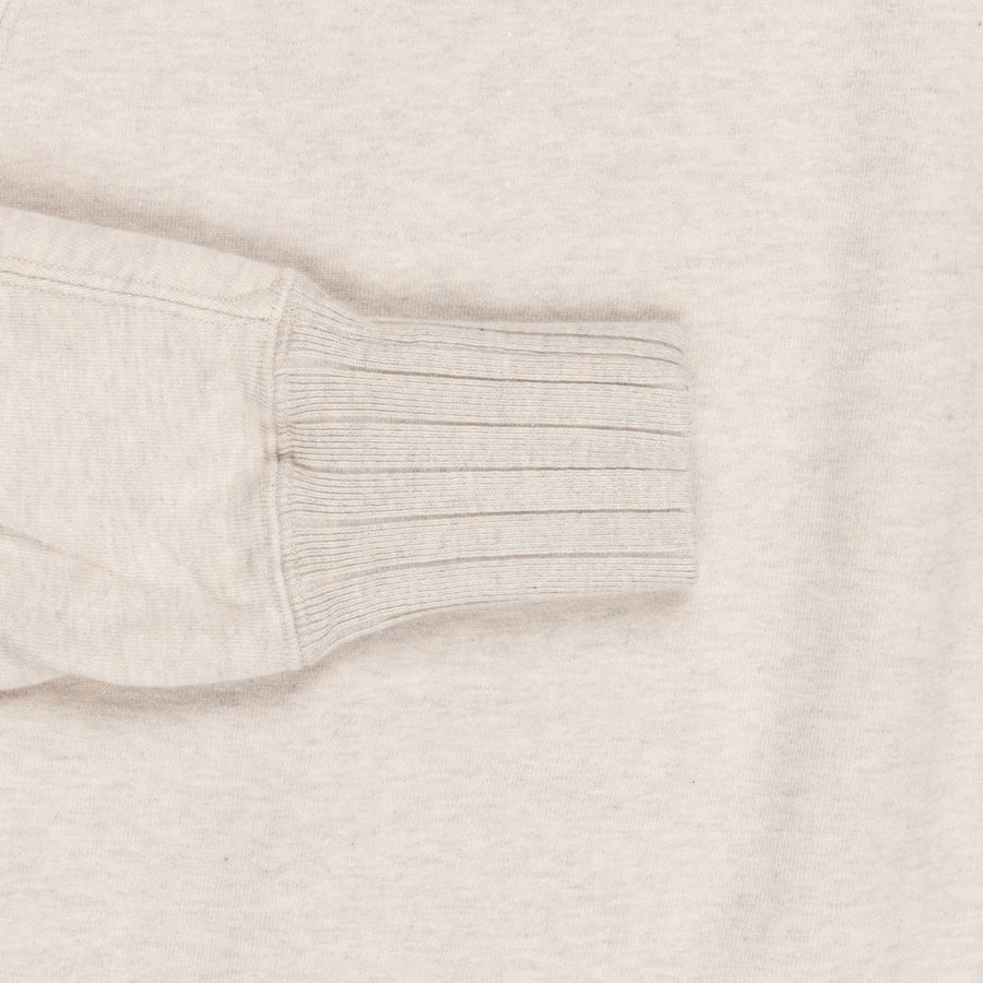 Studio d'Artisan model 9780 loopwheel back raised sweat shirt Oatmeal