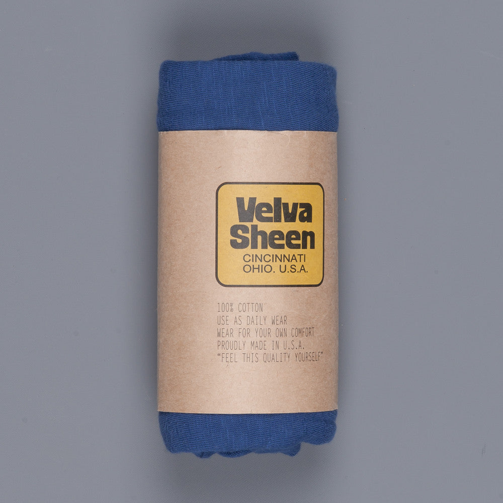 Velva Sheen Roll Tee in Blue