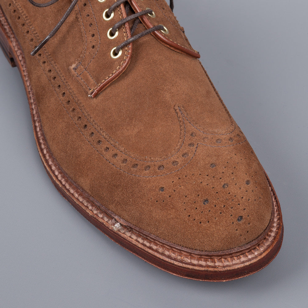 Alden Longwing Snuff suede on double waterlock sole – Frans Boone