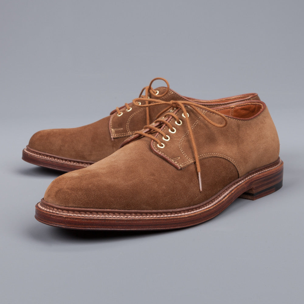 Alden x Frans Boone Dover pattern snuff suede blucher