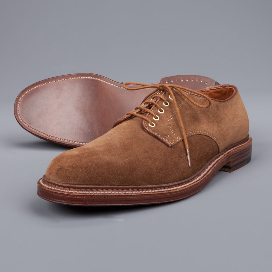 Alden x Frans Boone Dover pattern snuff suede blucher