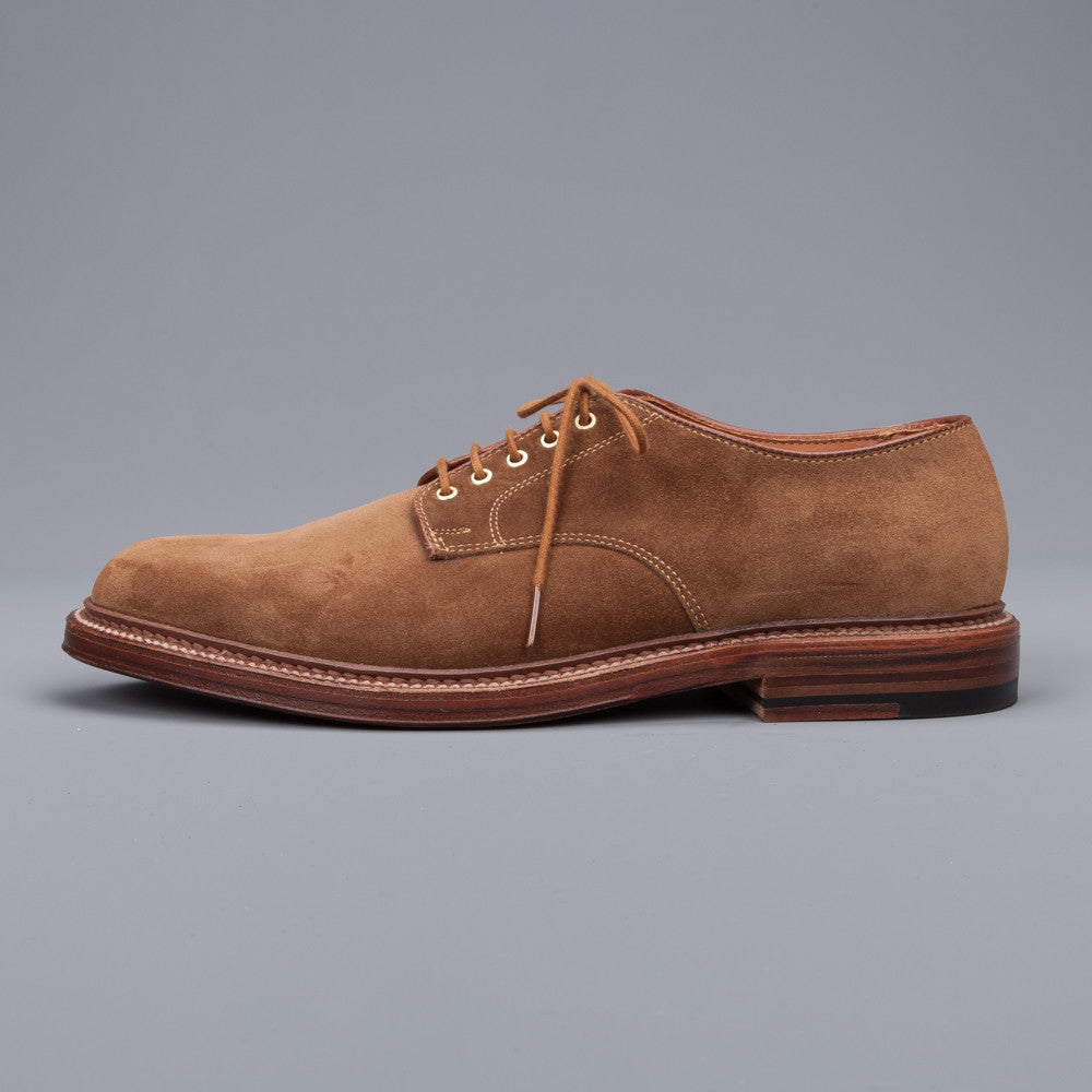 Alden x Frans Boone Dover pattern snuff suede blucher