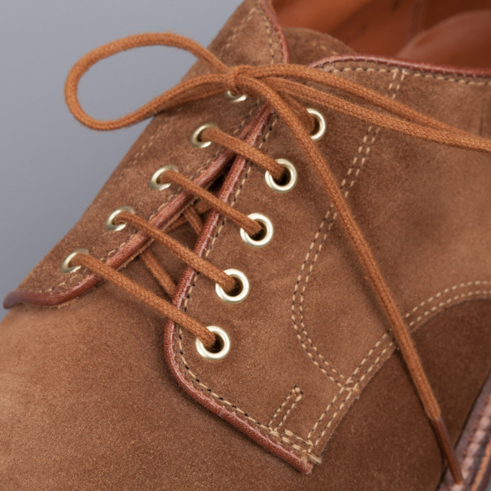 Alden x Frans Boone Dover pattern snuff suede blucher