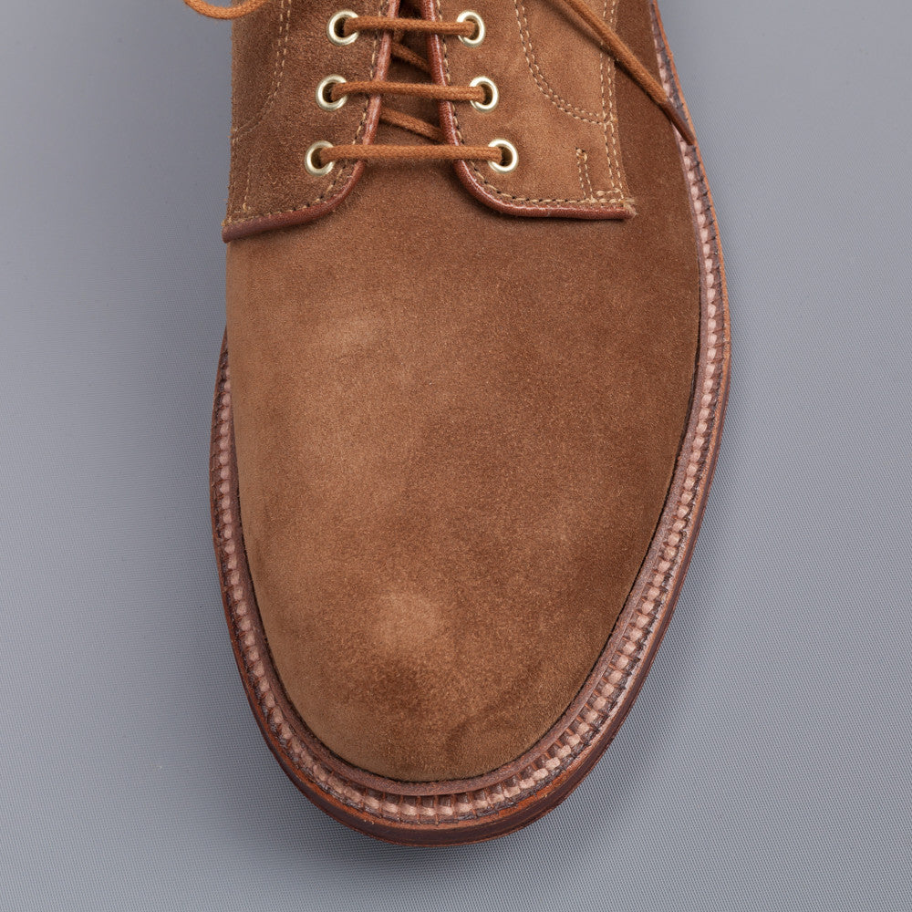 Alden x Frans Boone Dover pattern snuff suede blucher