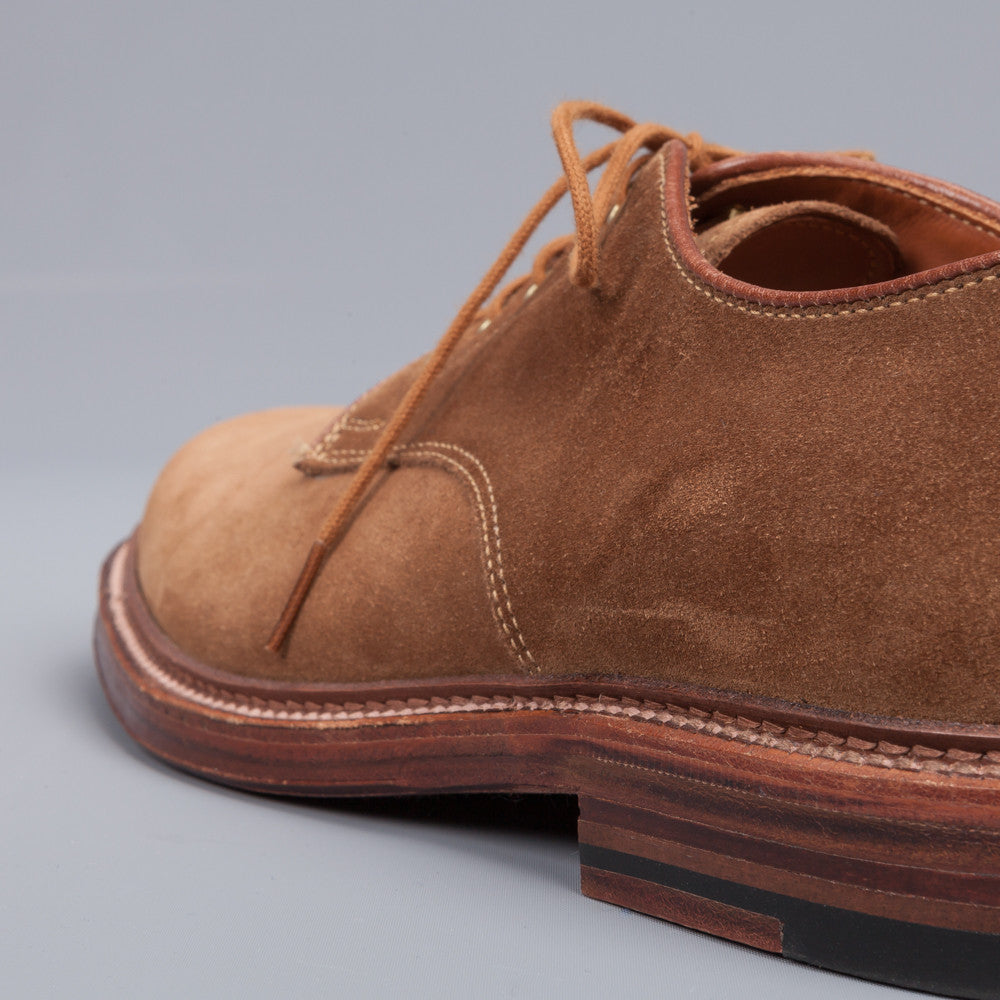 Alden x Frans Boone Dover pattern snuff suede blucher