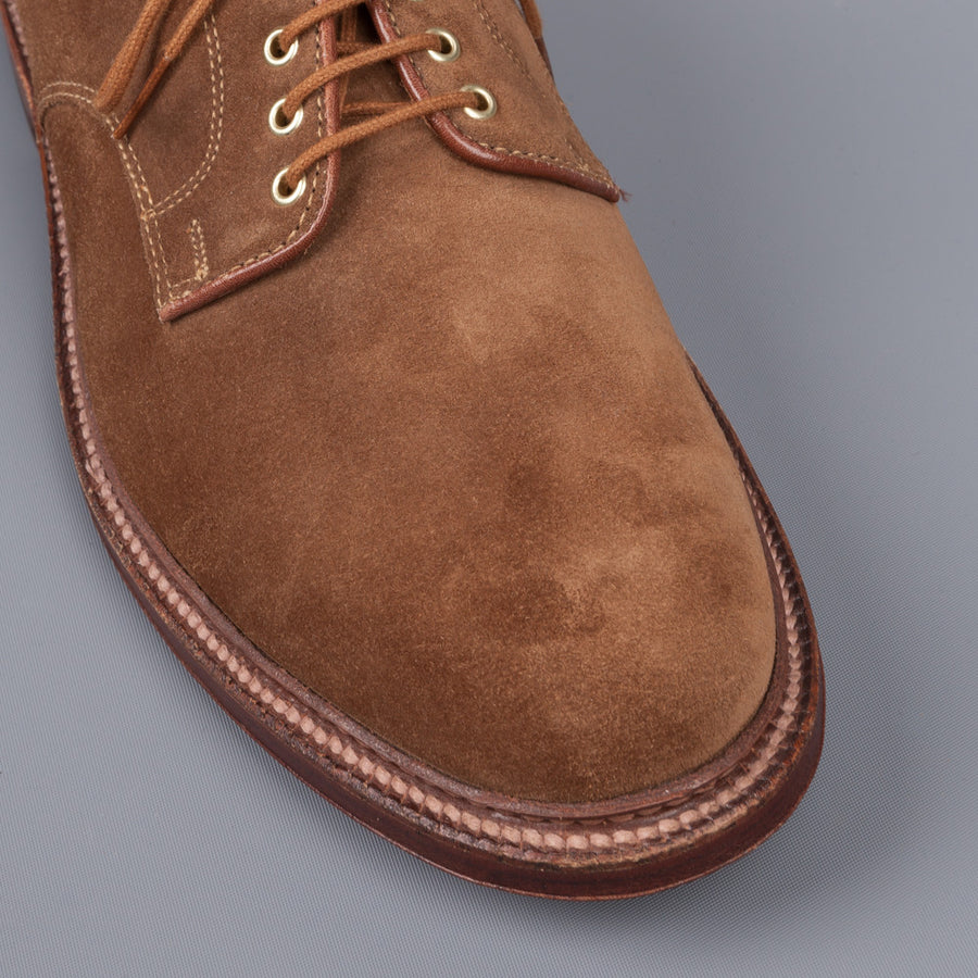 Alden x Frans Boone Dover pattern snuff suede blucher