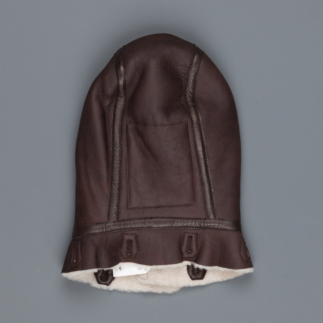 Ten C shearling hood Bianco Garza
