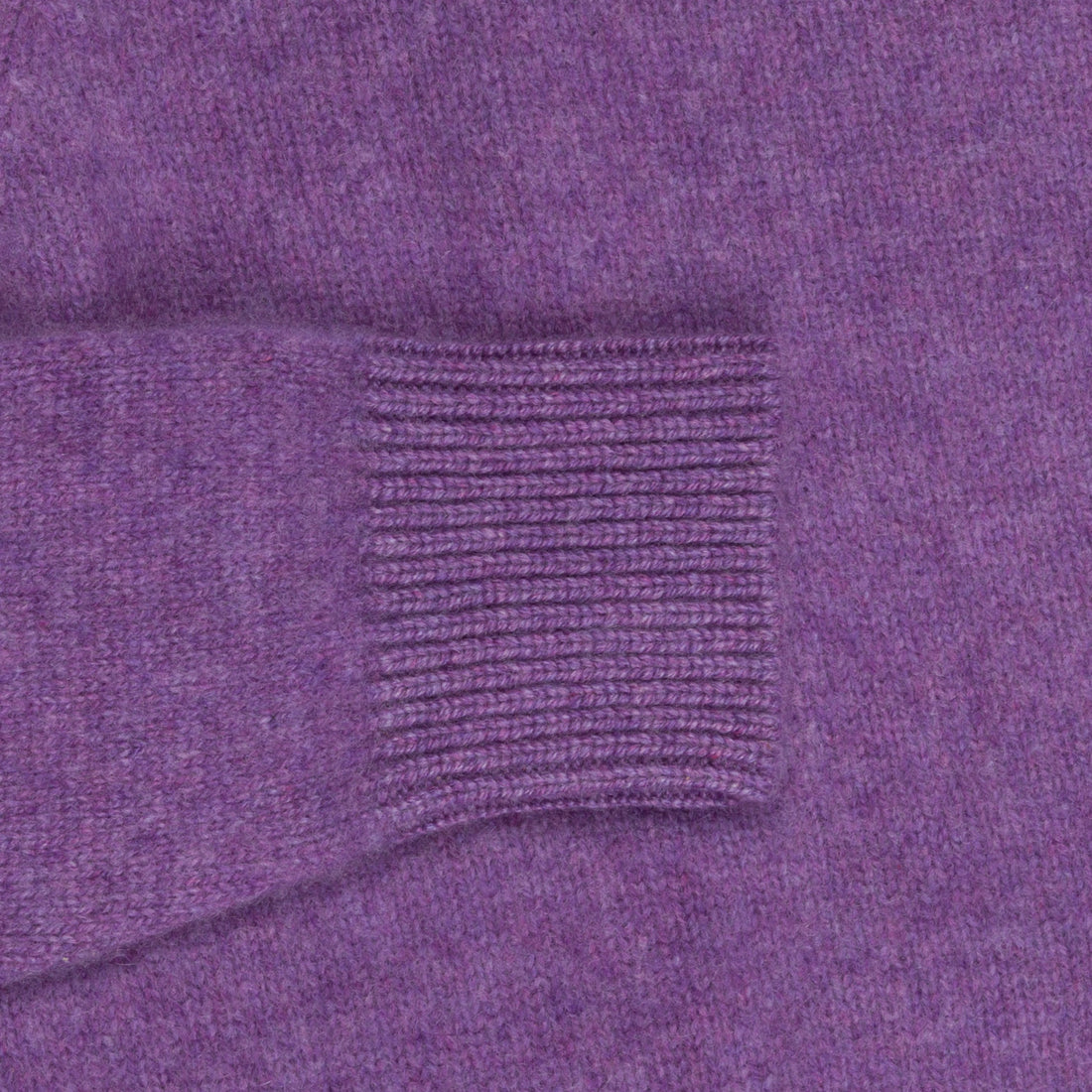 The Elder Statesman  @ Frans Boone Cashmere Simple Crew Unisex sweater Amethyst
