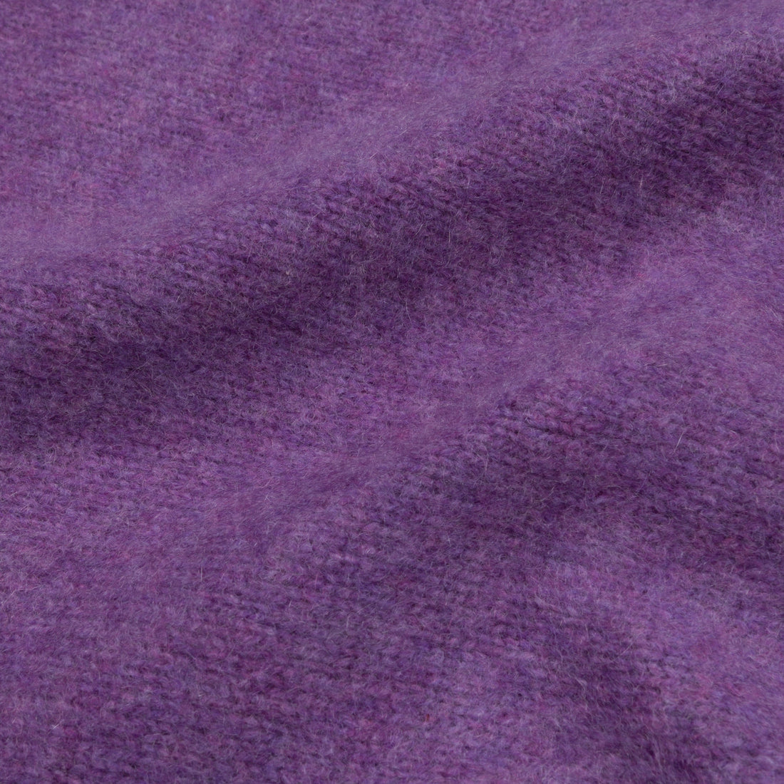 The Elder Statesman  @ Frans Boone Cashmere Simple Crew Unisex sweater Amethyst