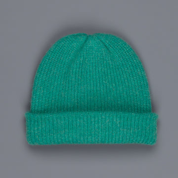 The Elder Statesman 100% Cashmere Watchman cap in Turquoise