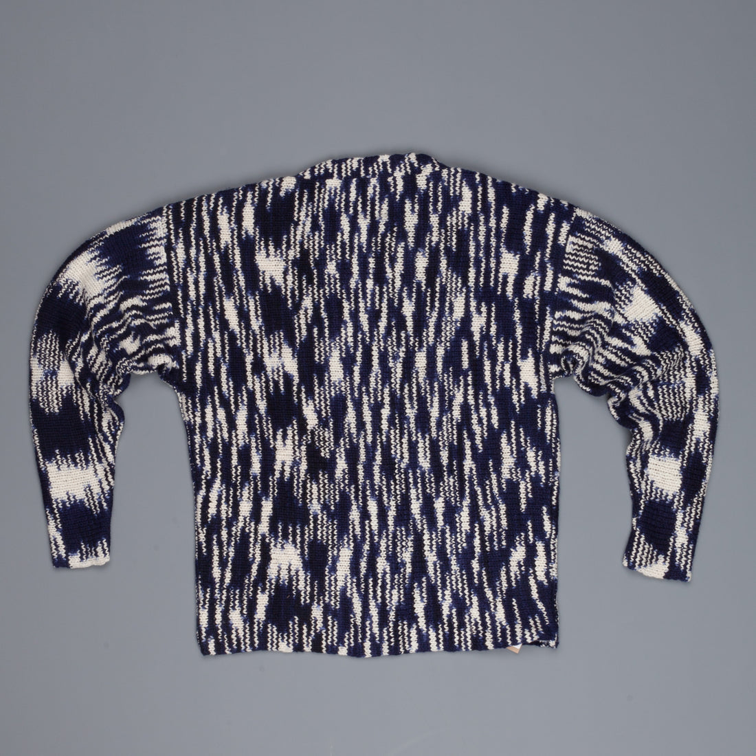 The Elder Statesman 100% Cashmere Rolo Cardigan G Blues