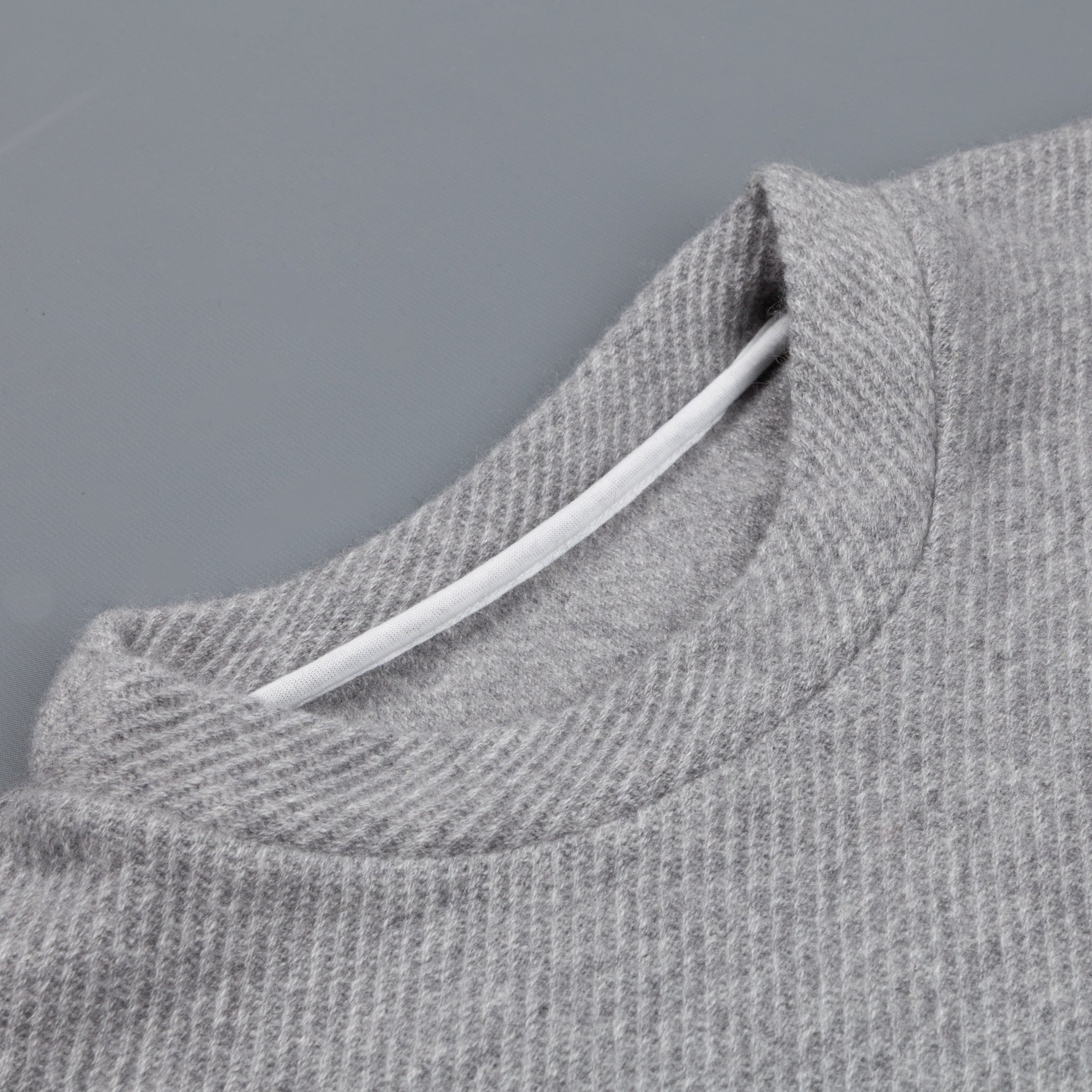 The Elder Statesman Herring Crew Light Grey