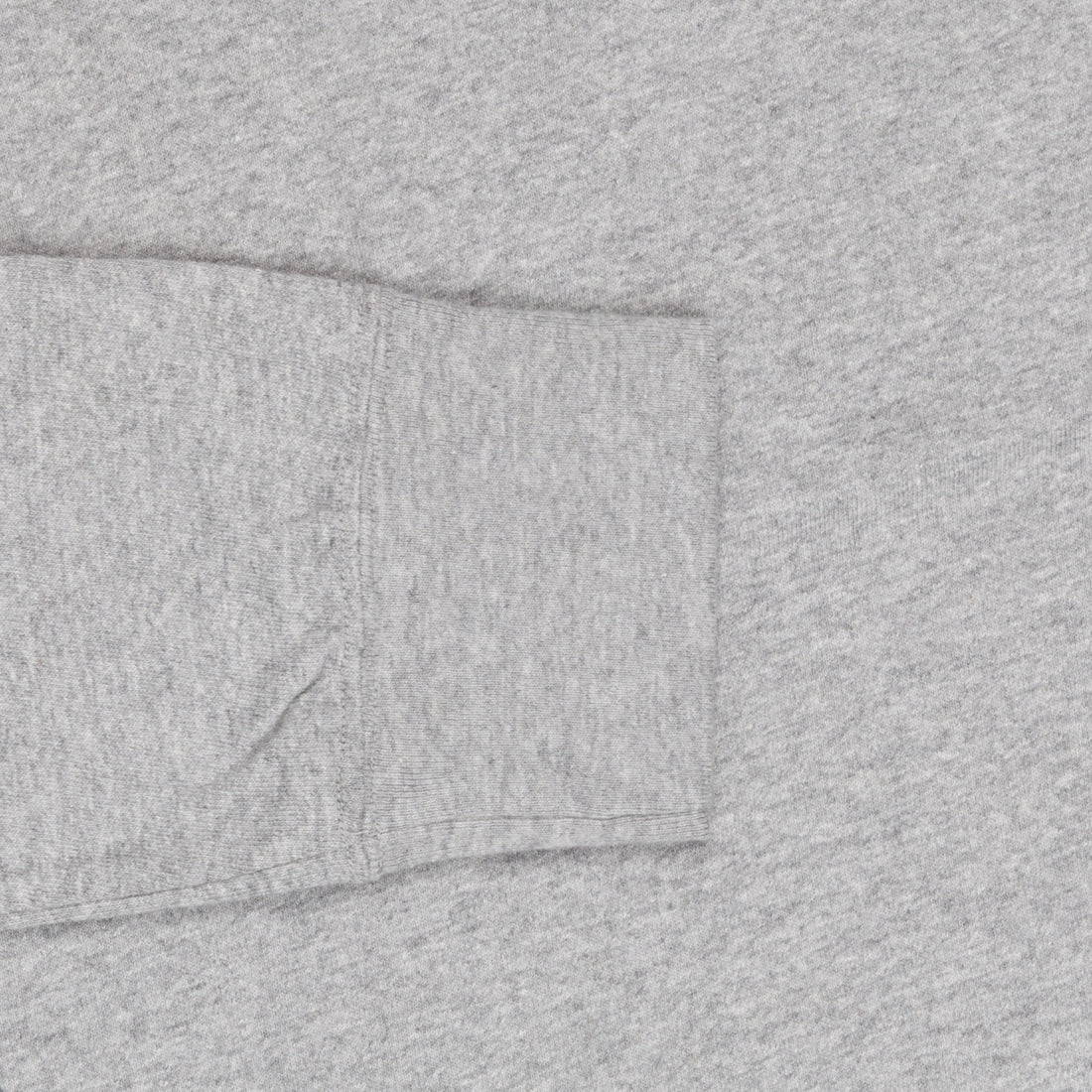 Velva Sheen Recycled Cotton Longsleeve Crew Neck Tee Heather Grey