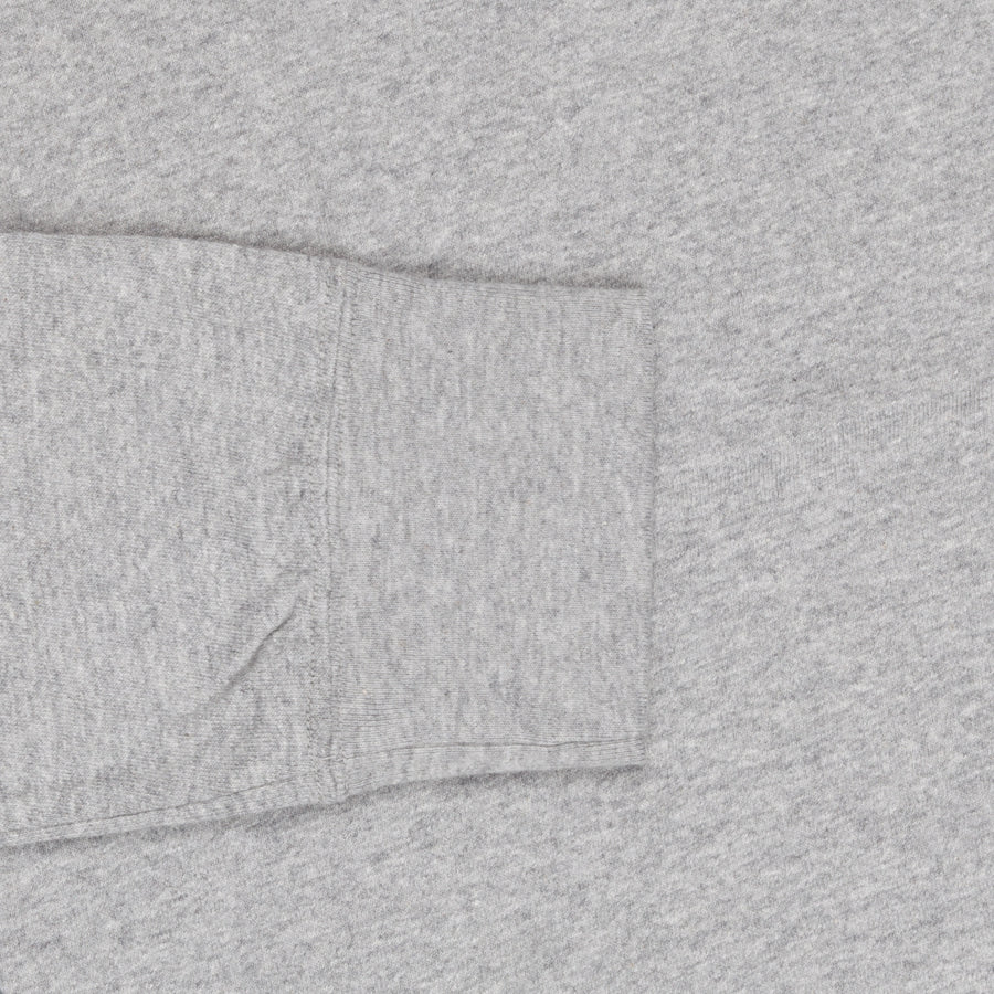 Velva Sheen Recycled Cotton Longsleeve Crew Neck Tee Heather Grey