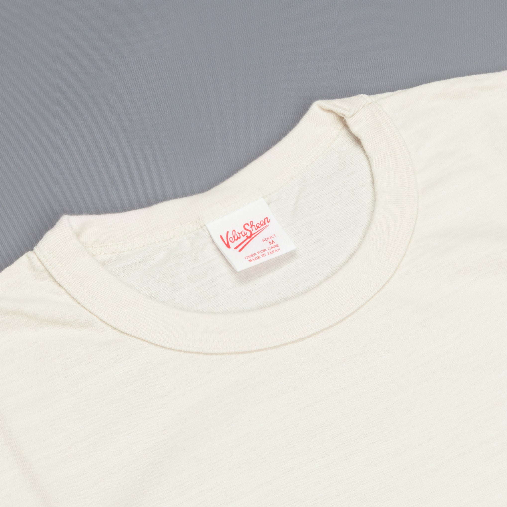 Velva Sheen Recycled Cotton Longsleeve Crew Neck Tee Oatmeal