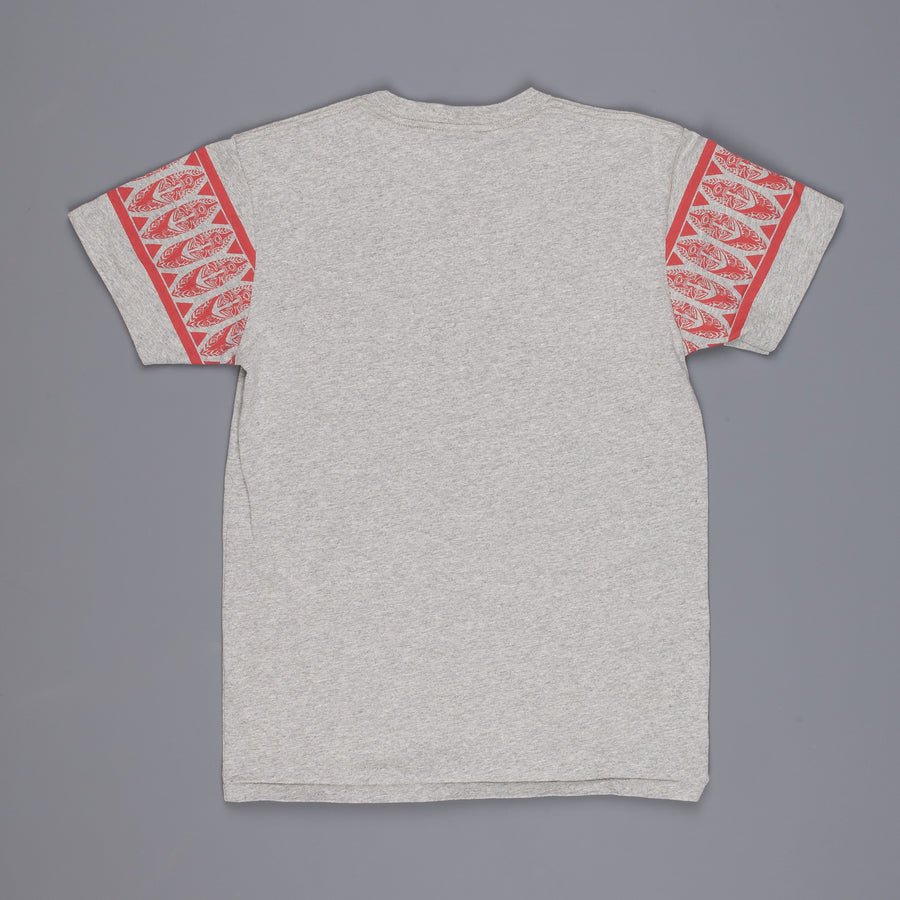 Velva Sheen Polynesian tee heather grey