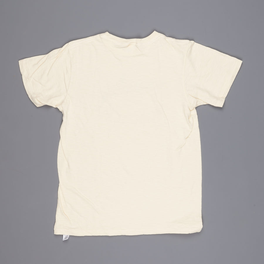 Velva Sheen shortsleeve Racing team tee ivory