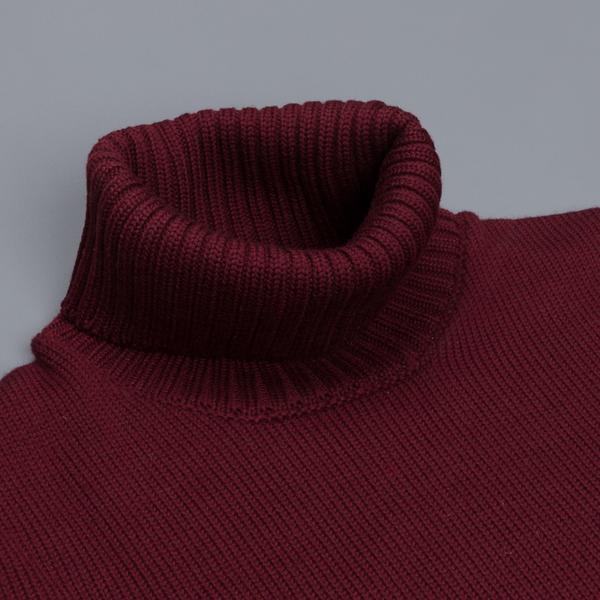 Zanone DV Turtle Neck Bordeaux
