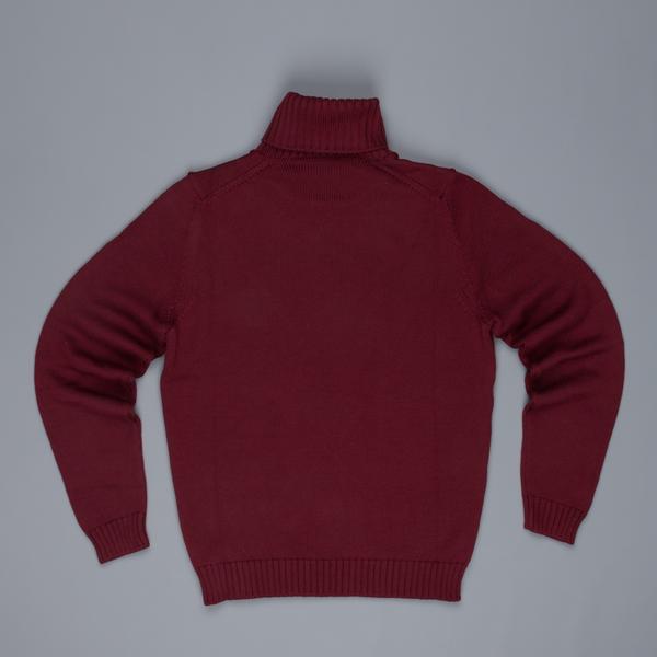 Zanone DV Turtle Neck Bordeaux