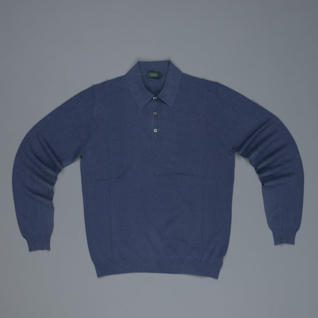 Zanone LS Polo Blu Scuro