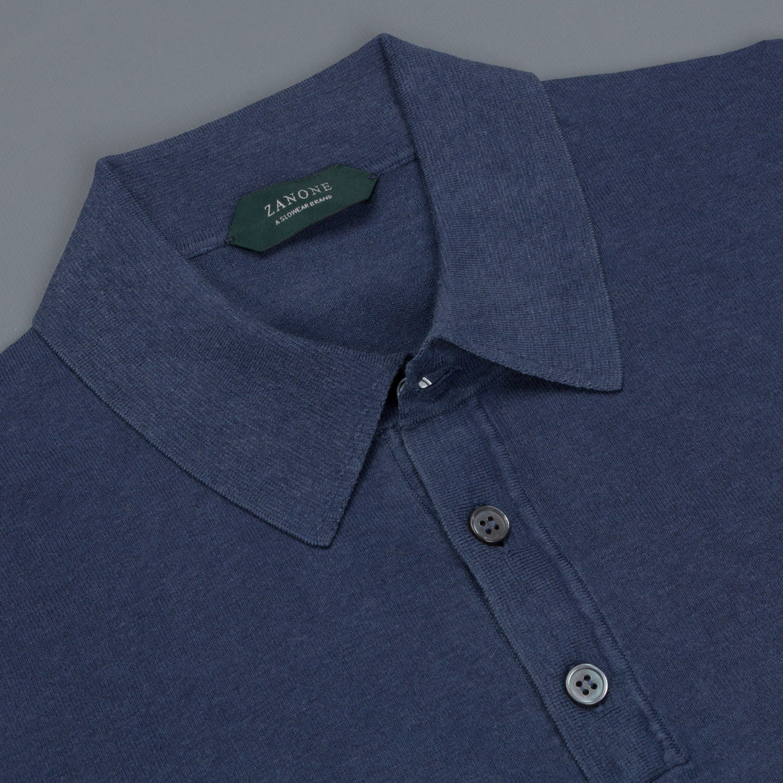 Zanone LS Polo Blu Scuro