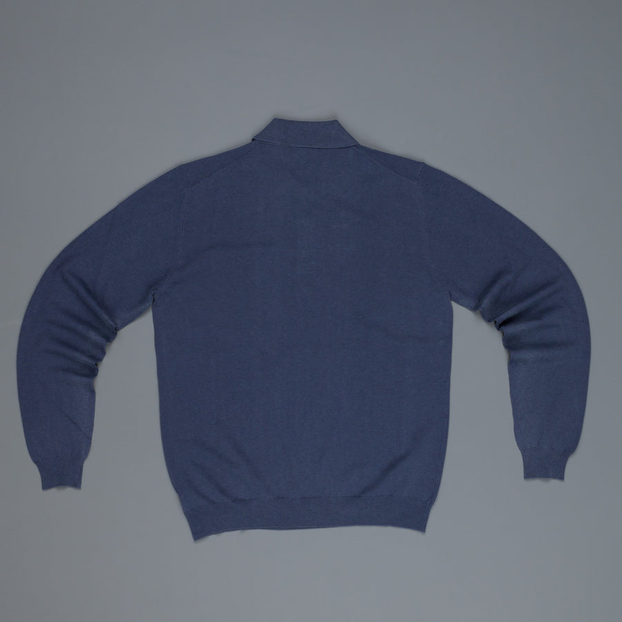 Zanone LS Polo Blu Scuro