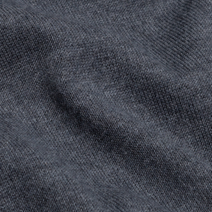 Zanone Cashmere Polo Dark Grey