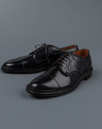 Alden x Frans Boone exclusive unlined captoe in black cordovan