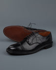 Alden x Frans Boone exclusive unlined captoe in black cordovan