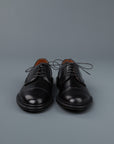 Alden x Frans Boone exclusive unlined captoe in black cordovan