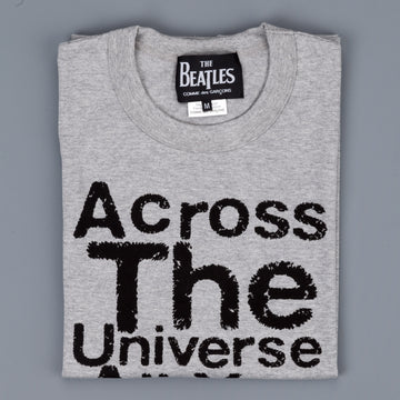 The Beatles x Comme des Garçons  T shirt Across the universe heather grey