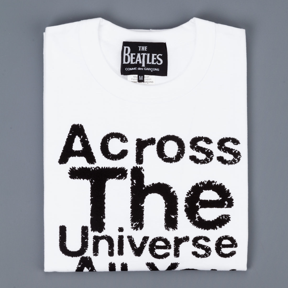 The Beatles x Comme des Garçons  T shirt across the universe white