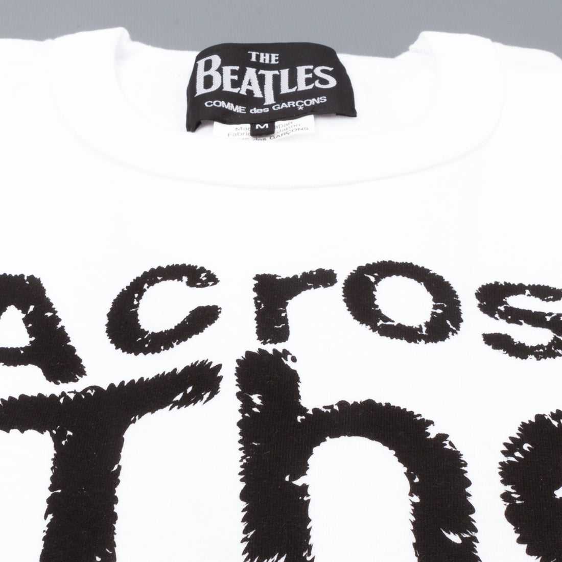 The Beatles x Comme des Garçons  T shirt across the universe white