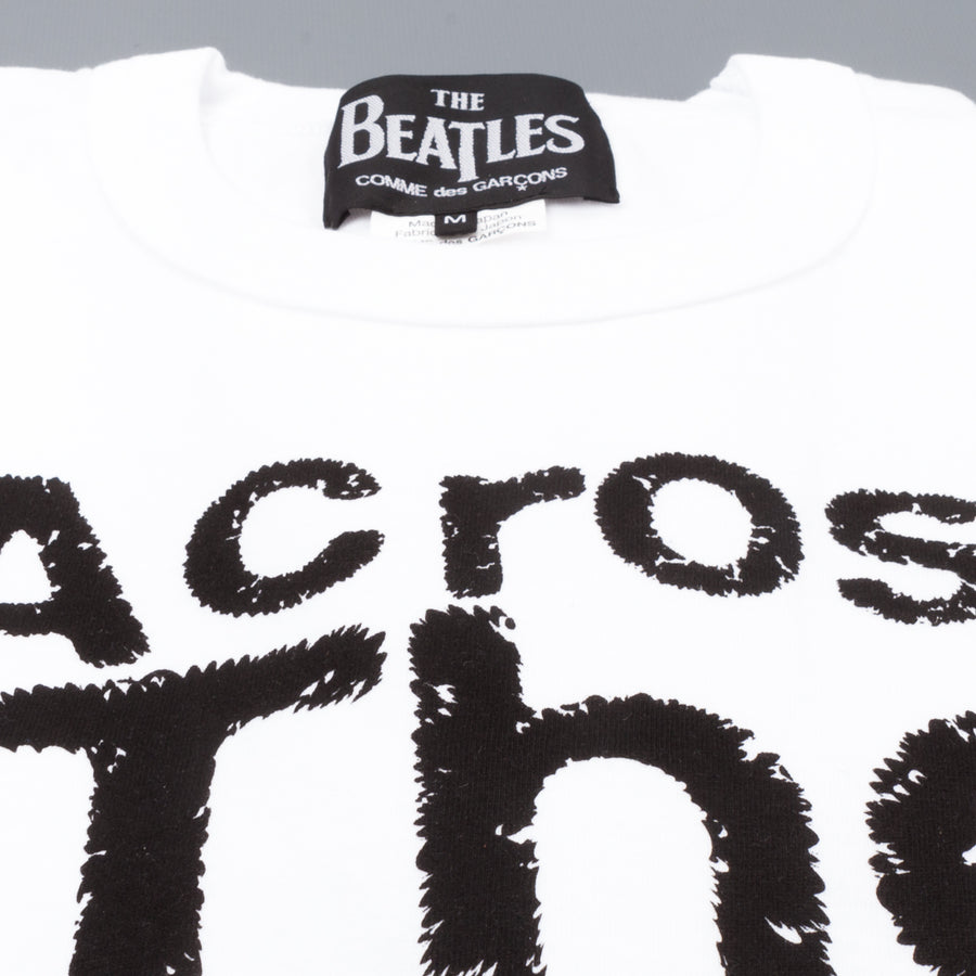 The Beatles x Comme des Garçons  T shirt across the universe white